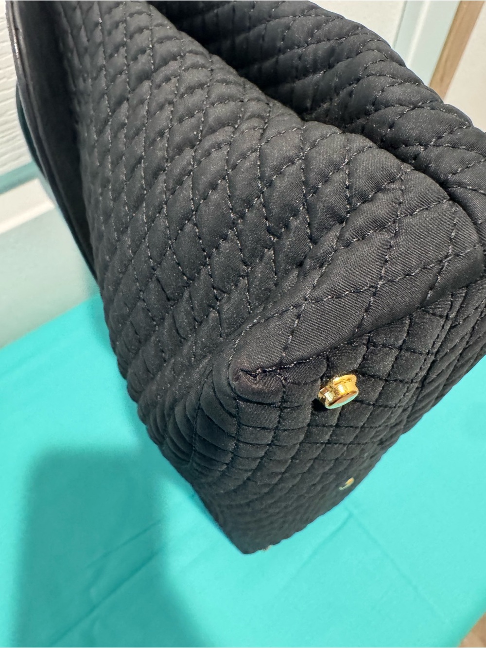 Bally Vintage Quilted Lambskin Turnlock Handbag - Picture 6 of 15
